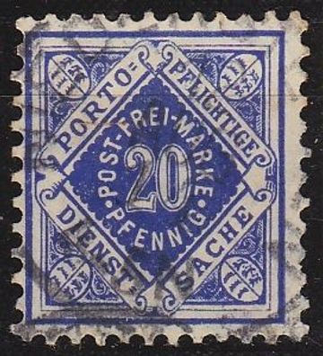 Germany Württemberg [Dienst] MiNr 0116 a ( O/used )