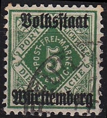 Germany Württemberg [Dienst] MiNr 0136 ( O/used )