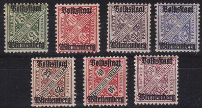 Germany Württemberg [Dienst] MiNr 0258 ex ( * /mh ) [01]