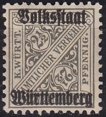 Germany Württemberg [Dienst] MiNr 0258 ( * */mnh )