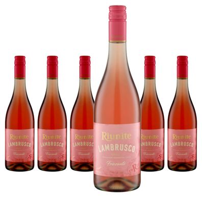 6 x Riunite Lambrusco Emilia IGT Rosato