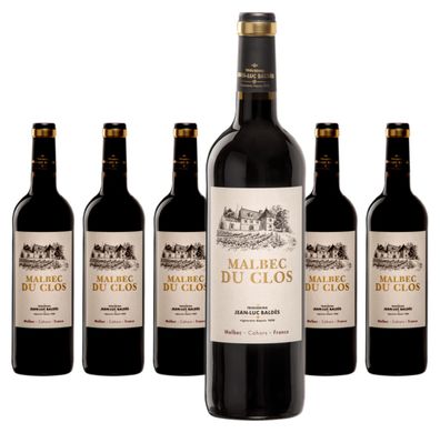 6 x Jean-Luc Baldès Malbec du Clos CAHORS – 2022