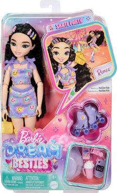 Barbie DreamBesties Renee auf Rollschuhen