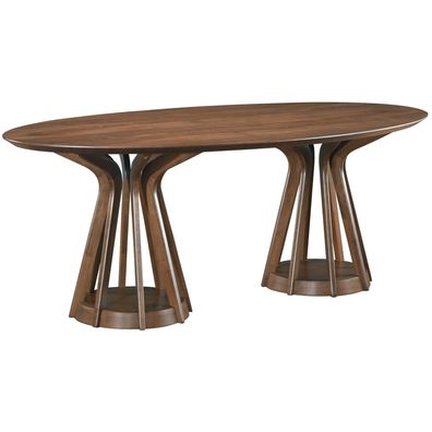 Selsey Stenne - Esstisch 200 x 110 cm, Nussbaum-Optik