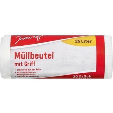 One Tag Müllsäcke mit Griff 25 l 30 Stück