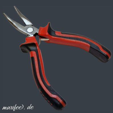 Präzisions-Spitzzange gebogen, 55 × 132 × 14 mm, Benson Art.-Nr. 20127