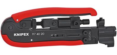 KNIPEX 97 40 20 SB Kompressionswerkzeug 175 mm (SB-Karte/Blister)