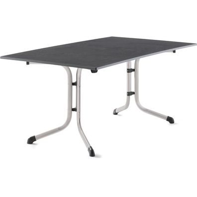 Klapp-Tisch Vivodur 3180-50 165 x 95 cm Gestell aus Stahl in graphit, Tischplatte au