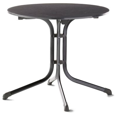 Klapp-Tisch Vivodur 3135-55 85 cm Gestell aus Stahl in eisengrau, Tischplatte aus vi