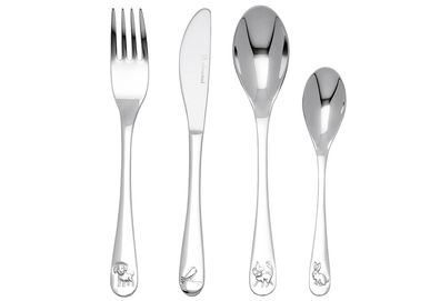 Zilverstad Kinderbesteck 'Haustiere' 4-teilig