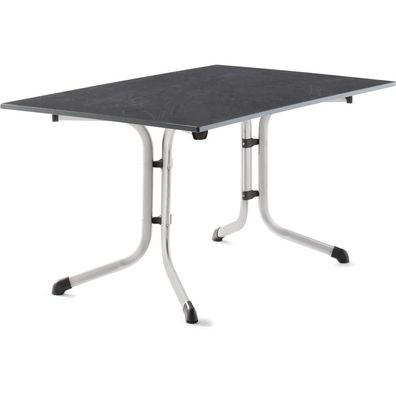 Klapp-Tisch Vivodur 3170-50 140 x 90 cm Gestell aus Stahl in graphit, Tischplatte au