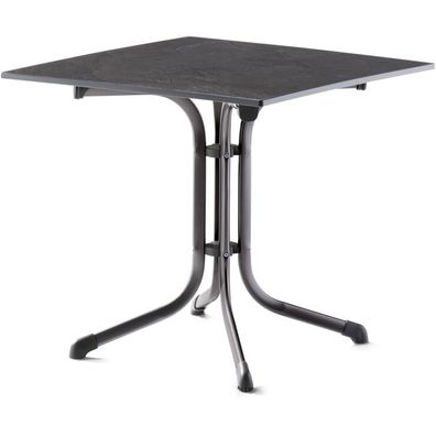 Klapp-Tisch Vivodur 3130-55 80 x 80 cm Gestell aus Stahl in eisengrau, Tischplatte a