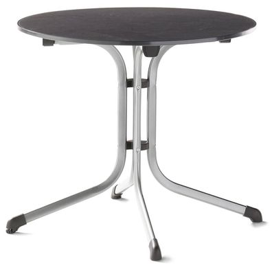 Klapp-Tisch Vivodur 3135-50 85 cm Gestell aus Stahl in graphit, Tischplatte aus vivo