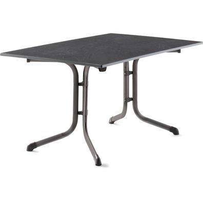 Klapp-Tisch Vivodur 3170-55 140 x 90 cm Gestell aus Stahl in eisengrau, Tischplatte