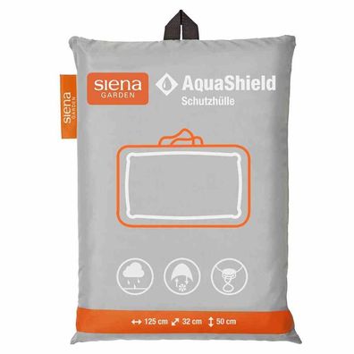 SIENA GARDEN AquaShield Tragetasche 125x32xH50 cm hellgrau, 100% Polyester