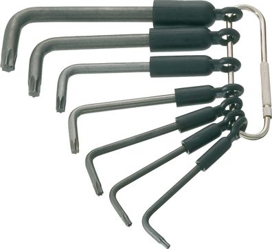 Winkelschraubendreher Satz 2115-T/7R ? Innen TORX® Profil ? 7-teilig ? T8 ? T10 ? T1