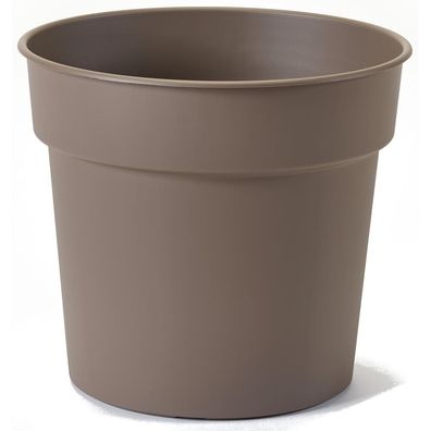 Euro3Plast Pflanzkübel Tellus Ø 40 cm taupe Greener