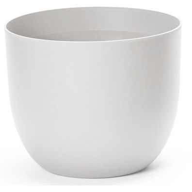 Euro3Plast Blumentopf "Rio Greener" 35 cm weiß recyceltes Polypropylen