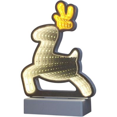 FHS Rentier Infinity 56 LED 6/18 h Timer, innen, 3 x AA oder USB