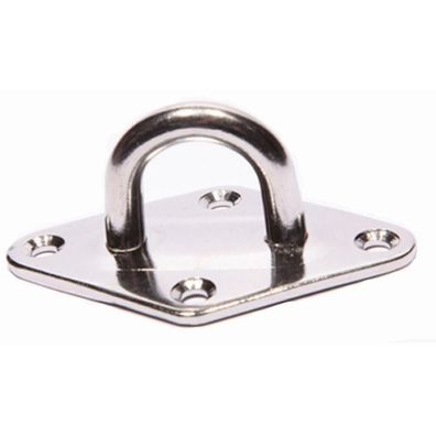 Platinum Halte-Öse 8mm Edelstahl AISI 316, zur Wandmontage