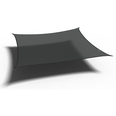 Coolfit Sonnensegel Quadrat, schwarz Bezug aus 285g/m² Polyethylen (HDPE), 500x500x5