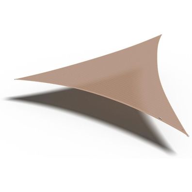 Coolfit Sonnensegel 3-Eck, sand Bezug aus 285g/m² Polyethylen (HDPE), 500x500x500 cm