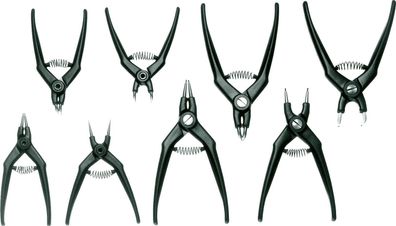 HAZET Sicherungsringzangen Satz 1845/8 ? 8-teilig