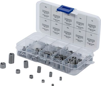BGS Gewinde-Reparatureinsatz-Sortiment | Edelstahl | 150-tlg