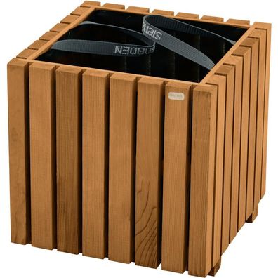 SIENA GARDEN Oskar Pflanzkasten 40x40x40cm, kesseldruckimprägniert braun