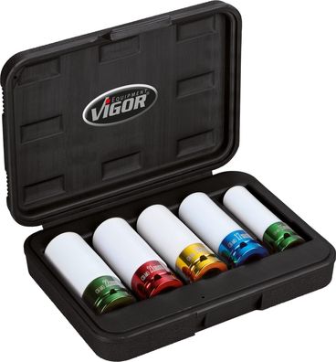 Schlagschrauber Steckschlüsseleinsatz Satz ? V2257 ? 1/2 Zoll (12,5 mm) Vierkant hoh