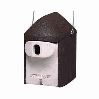 Schwegler Nisthöhle 2GR ovales Einflugloch Maße: 27 x 20 x 31 cm, Holzbeton