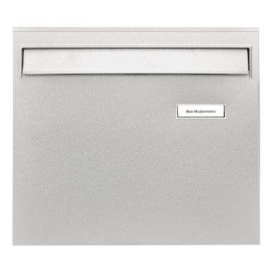 BURG Wächter Briefkasten BORKUM 3878 Ni Farbe Edelstahl