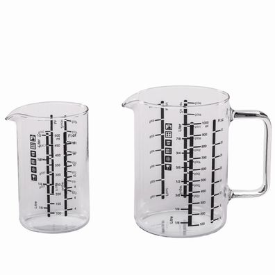 SIMAX Messbecher-Set Glas 2-teilig 0,5 + 1,0 l