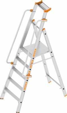 Layher Topic 1074 konische Plattformleiter 5 Stufen