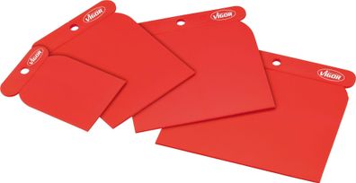 VIGOR Japanspachtel Satz ? Kunststoff ? V4278 ? 4-teilig ? Anzahl Werkzeuge: 4