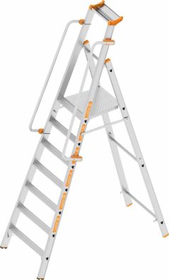 Layher Topic 1074 konische Plattformleiter 7 Stufen