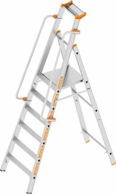 Layher Topic 1074 konische Plattformleiter 6 Stufen