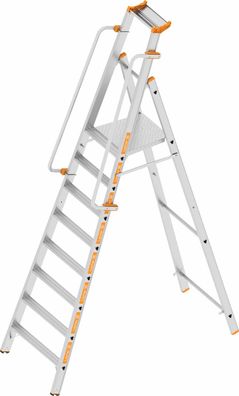 Layher Topic 1074 konische Plattformleiter 8 Stufen
