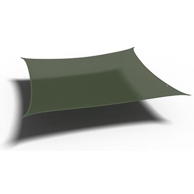 Platinum CoolfitSegel 5x5m olive Quadrat, HDPE olive, Polyethylen