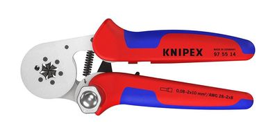 97 55 14 Selbsteinstellende Crimpzange für Aderendhülsen mit Seiteneinführung mit Me