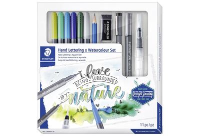 Staedtler Handlettering / Aquarell-Set "Design Journey" 11-teilig