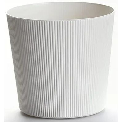 Euro3Plast Blumentopf Fyre Ø 35 cm weiß Greener, mit Rollen