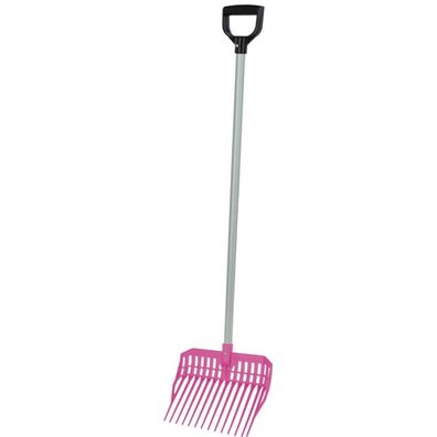 KERBL Dunggabel EcoFork Mini pink mit Stiel