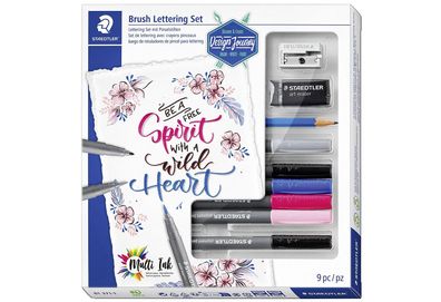 Staedtler Pinselstift-Set "Design Journey" Brush Lettering 9-teilig
