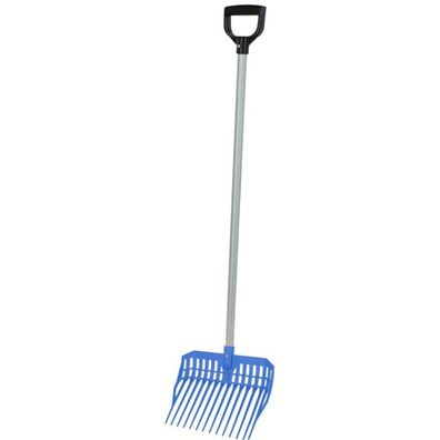 KERBL Dunggabel EcoFork Mini royalblau mit Stiel
