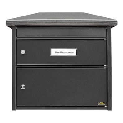 BURG Wächter Briefkasten EUROPA 732 E Farbe grau