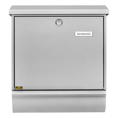 BURG Wächter Briefkasten + Box Comfort-set 91300 SI Farbe silber