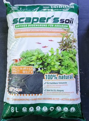 Dennerle Scaper´s Soil 1-4mm 8 Liter Soil Bodengrund