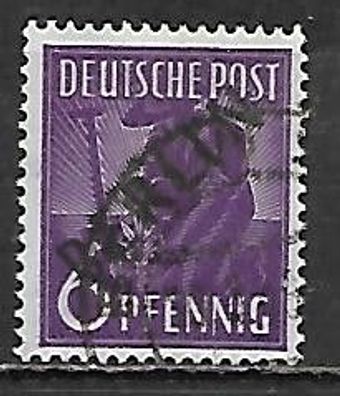 Berlin gestempelt Michel-Nummer 2