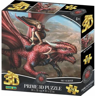 PRIME Dragon Rider 3D Puzzle 63 Teile